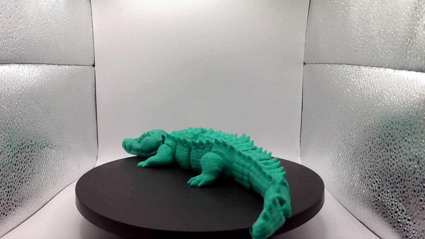 3D Printed Articulating Alligator