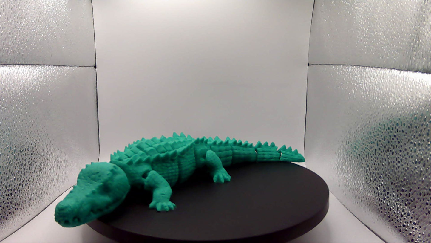 3D Printed Articulating Alligator