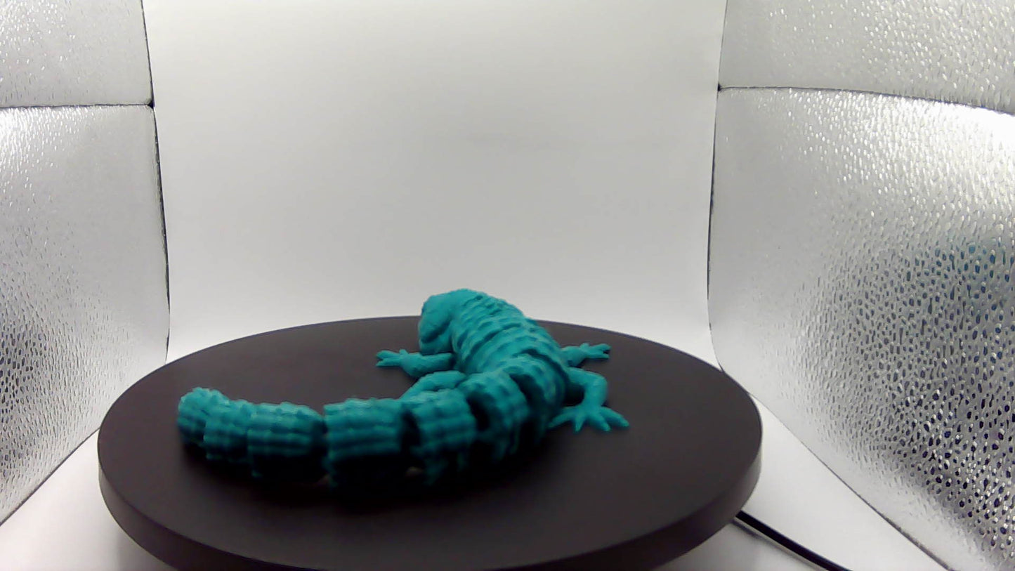 3D Printed Articulating Lizard