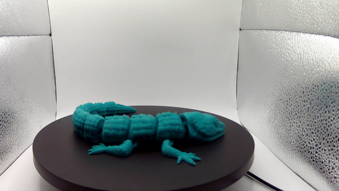 3D Printed Articulating Lizard