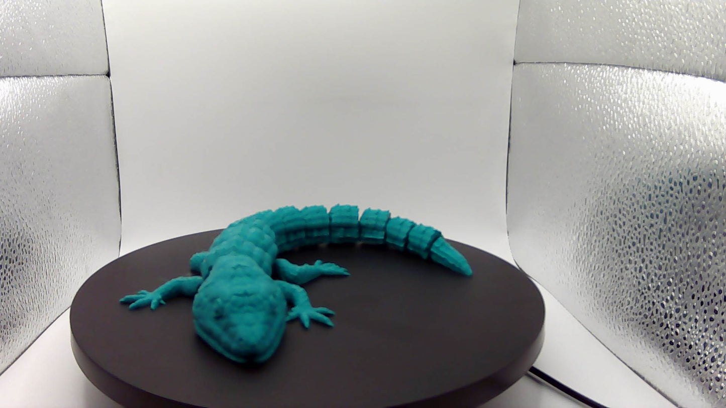 3D Printed Articulating Lizard