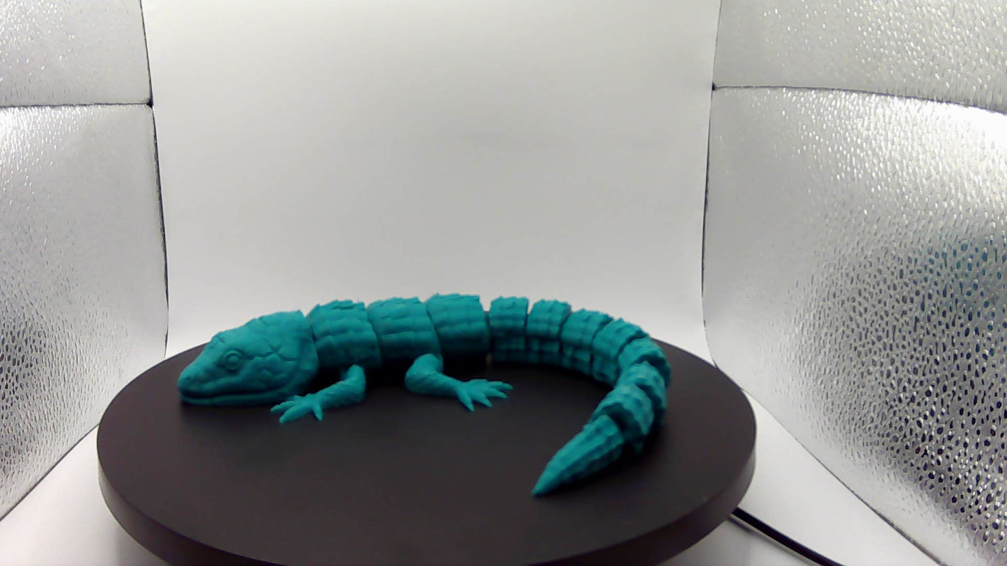 3D Printed Articulating Lizard