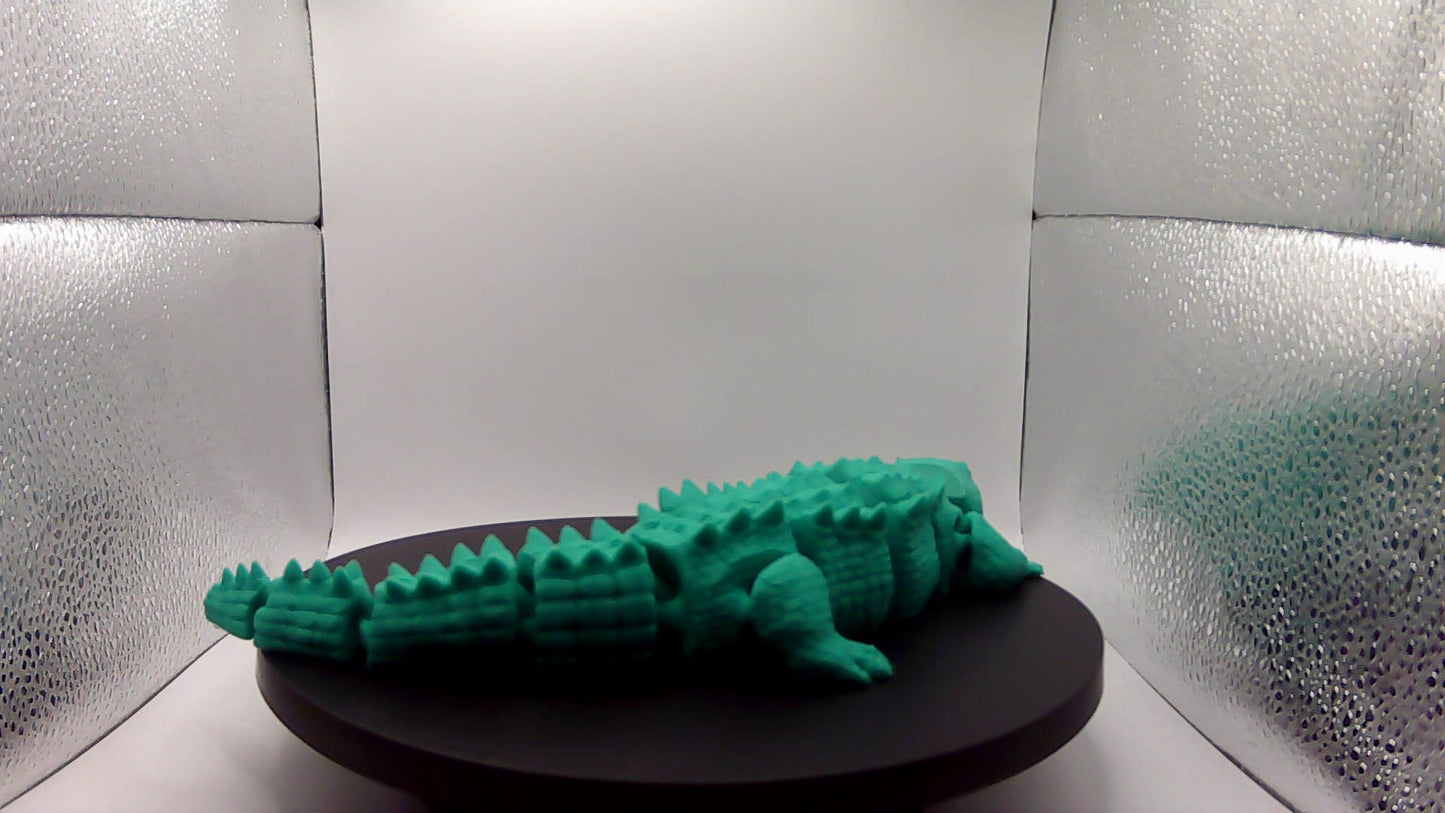 3D Printed Articulating Alligator